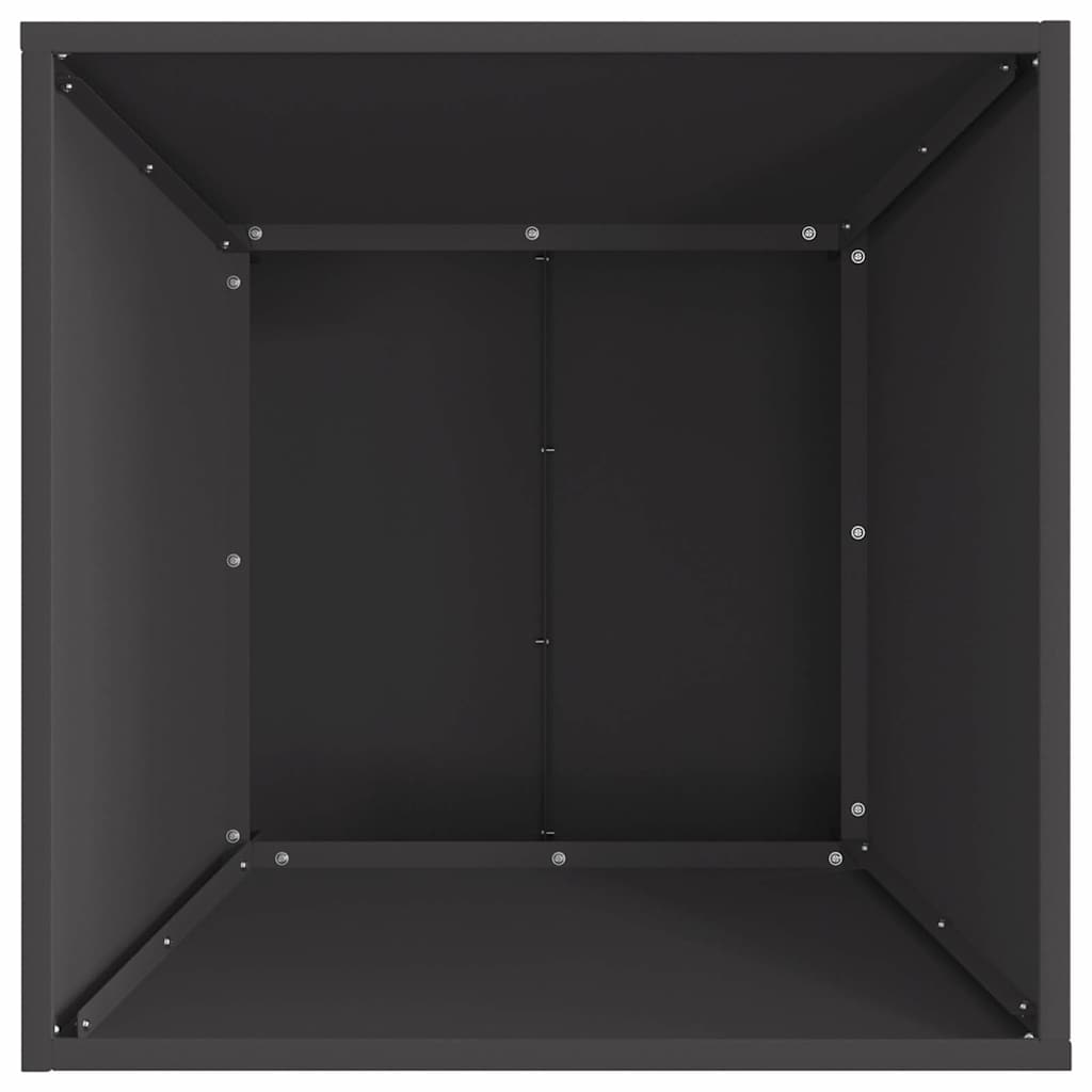 Bålplass Svart 60 x 60 x 35 cm Stål