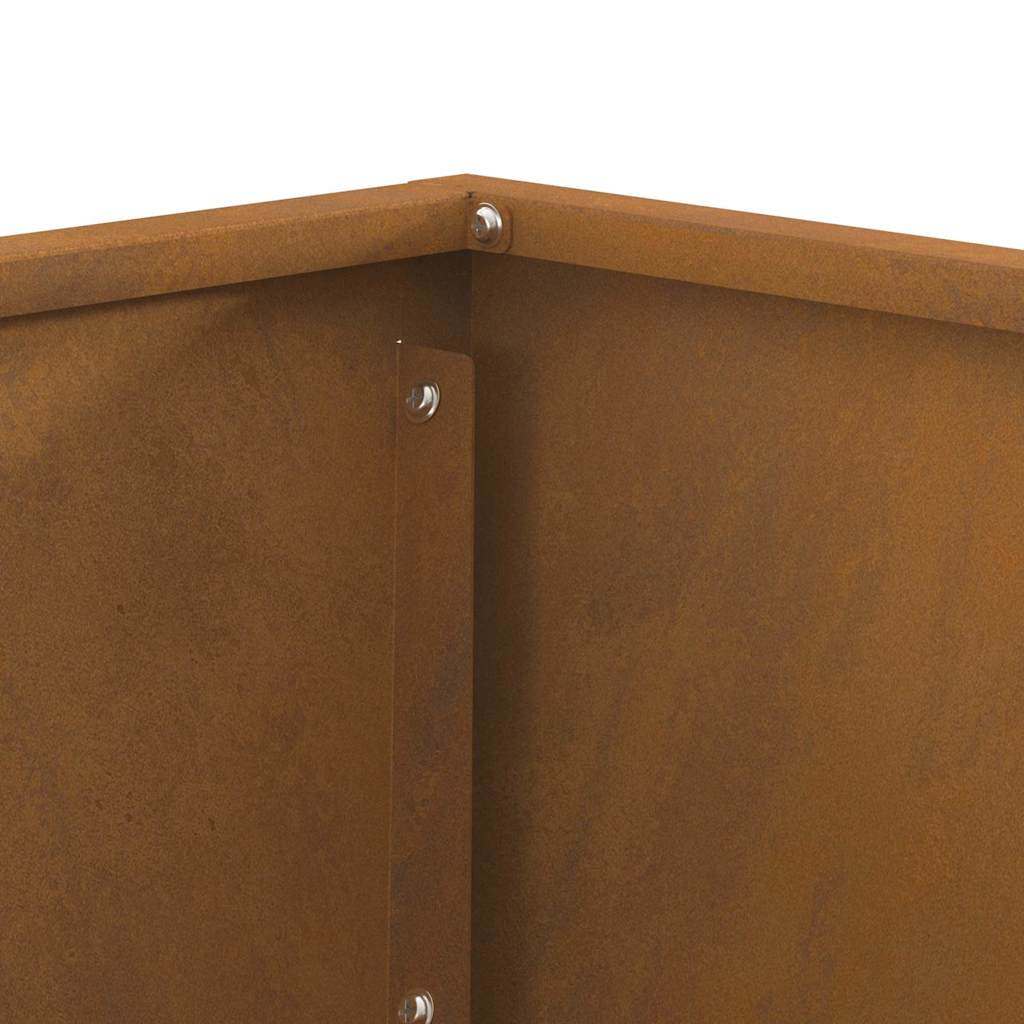 Bålplass Brun 60 x 60 x 35 cm Stål