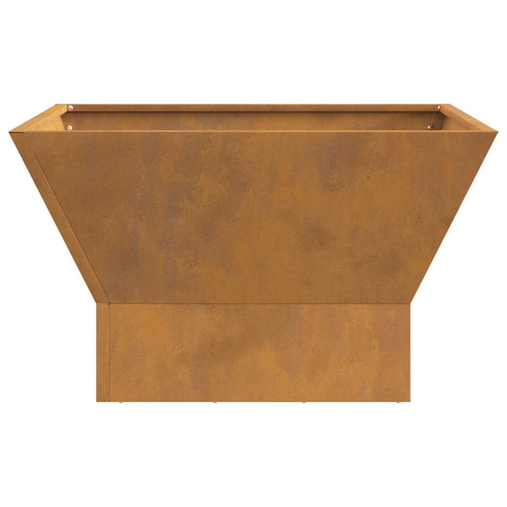 Bålplass Brun 60 x 60 x 35 cm Cortenstål