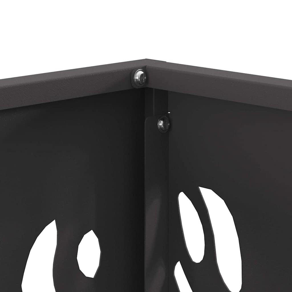 Bålplass Svart 40 x 40 x 40 cm Stål