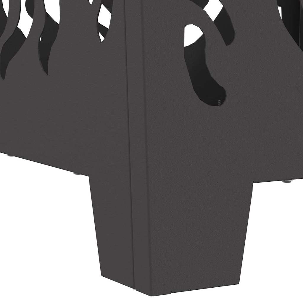 Bålplass Svart 40 x 40 x 40 cm Stål