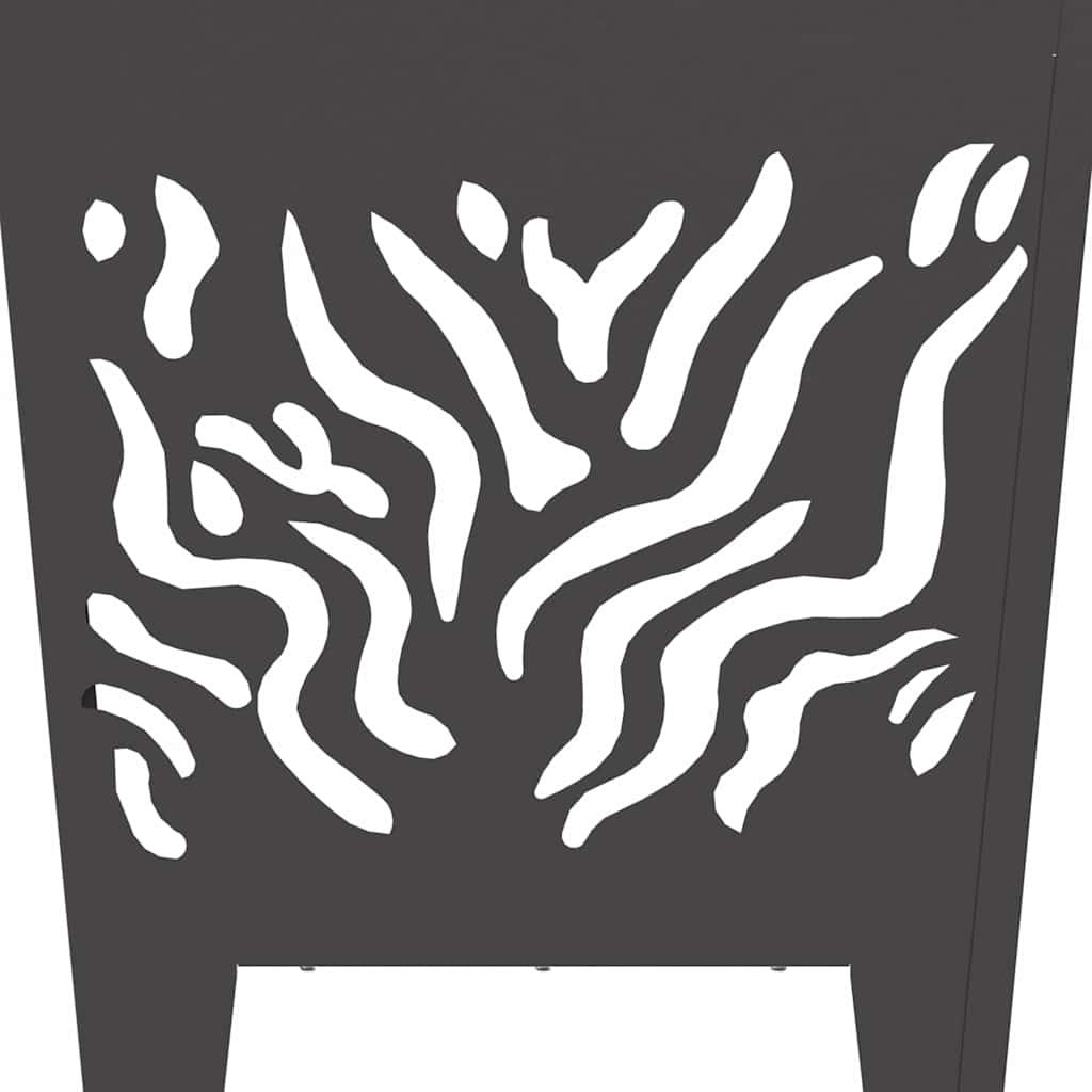 Bålplass Svart 40 x 40 x 40 cm Stål