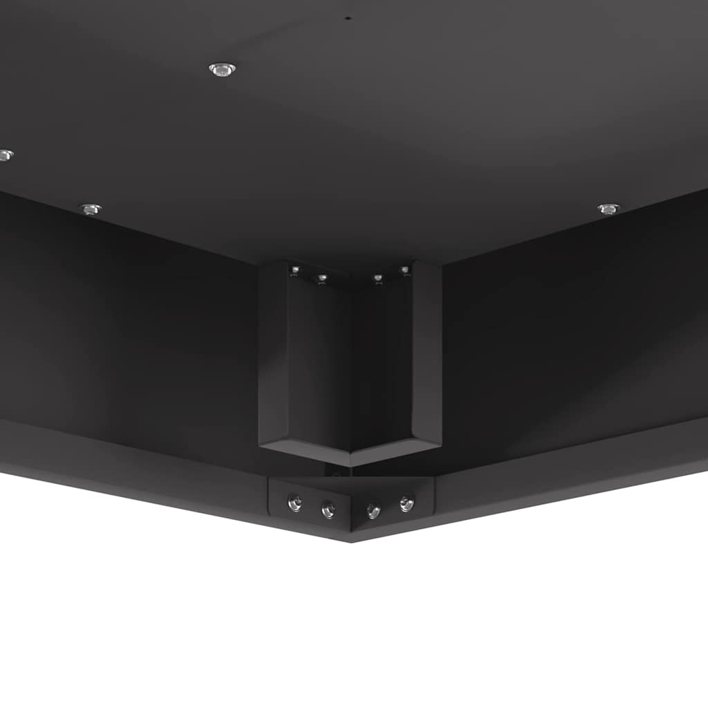 Bålplass Svart 60 x 60 x 30 cm Stål