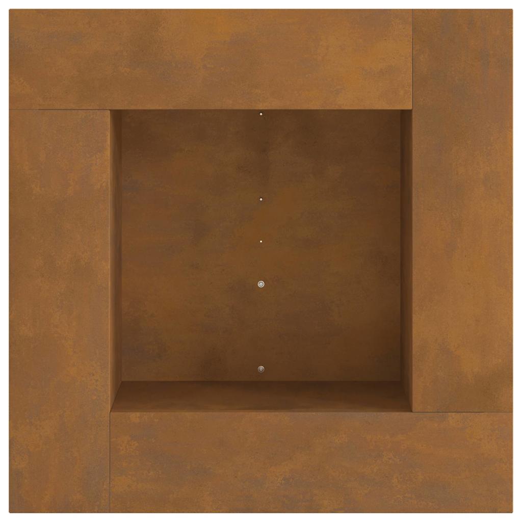 Bålplass Brun 60 x 60 x 30 cm Cortenstål