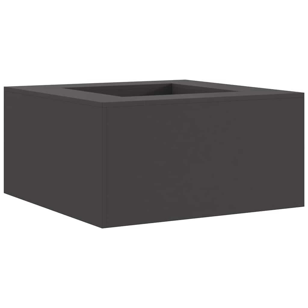 Bålplass Svart 80 x 80 x 40 cm Stål vidaXL