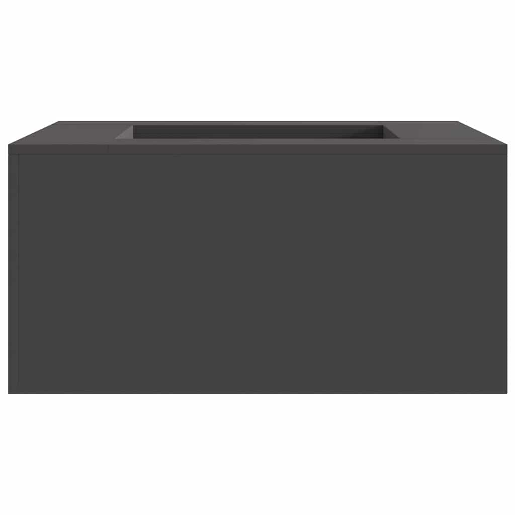 Bålplass Svart 80 x 80 x 40 cm Kaldvalsestål