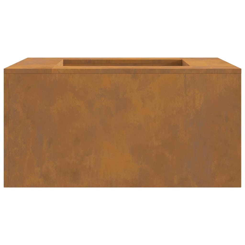 Bålplass Brun 80 x 80 x 40 cm Cortenstål
