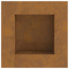 Bålplass Brun 80 x 80 x 40 cm Cortenstål