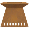 Bålplass Brun 48 x 48 x 40 cm Cortenstål