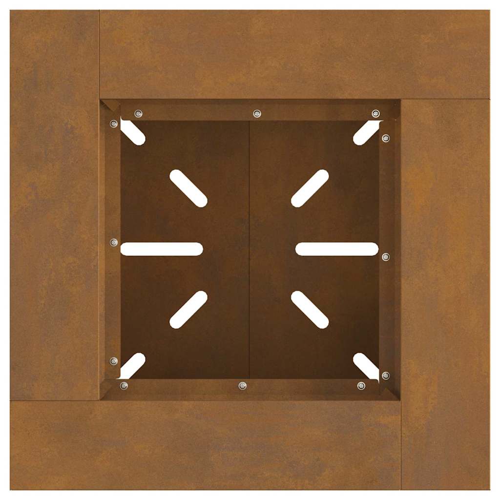 Bålplass Brun 48 x 48 x 40 cm Cortenstål