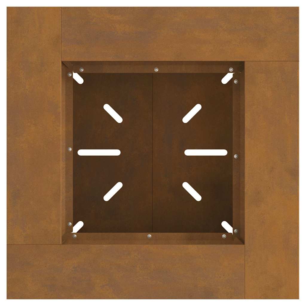 Bålplass Brun 60 x 60 x 50 cm Cortenstål