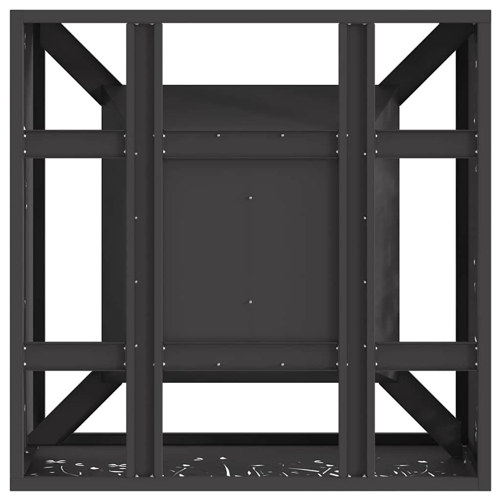 Bålplass Svart 60 x 60 x 30 cm Stål