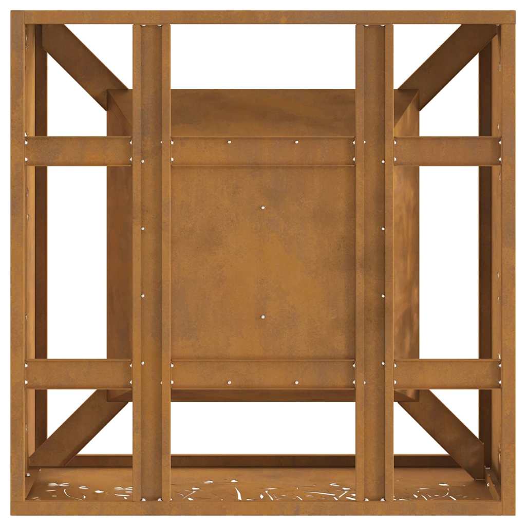 Bålplass Brun 60 x 60 x 30 cm Cortenstål
