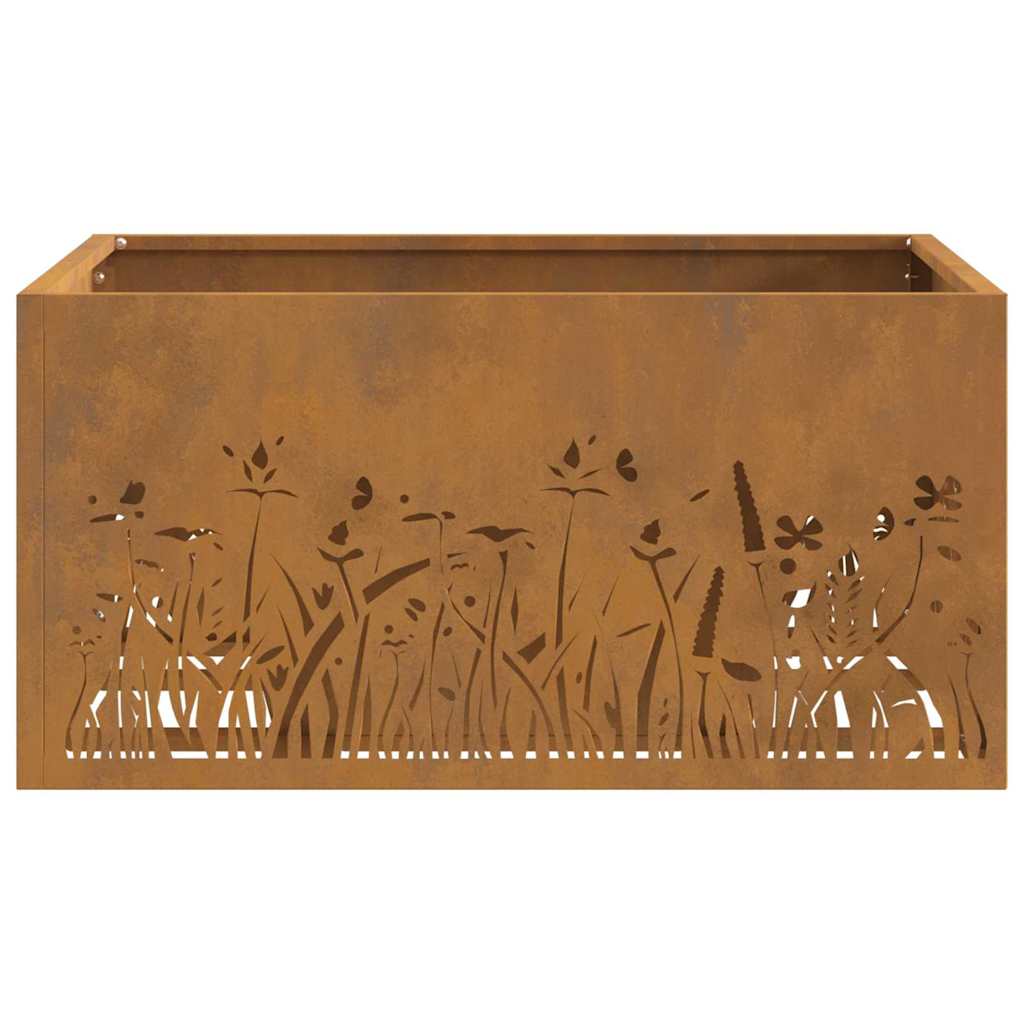 Bålplass Brun 60 x 60 x 30 cm Cortenstål