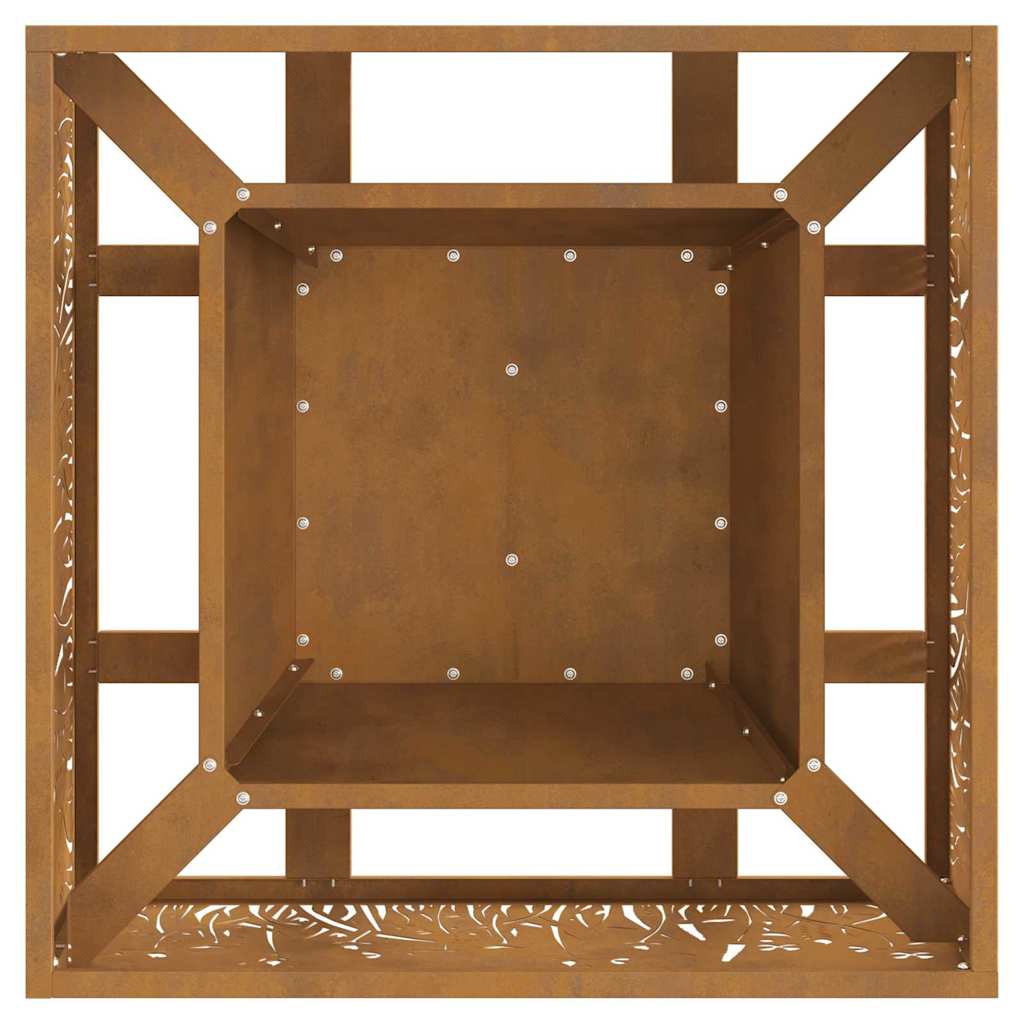 Bålplass Brun 60 x 60 x 30 cm Cortenstål