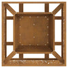Bålplass Brun 60 x 60 x 30 cm Cortenstål