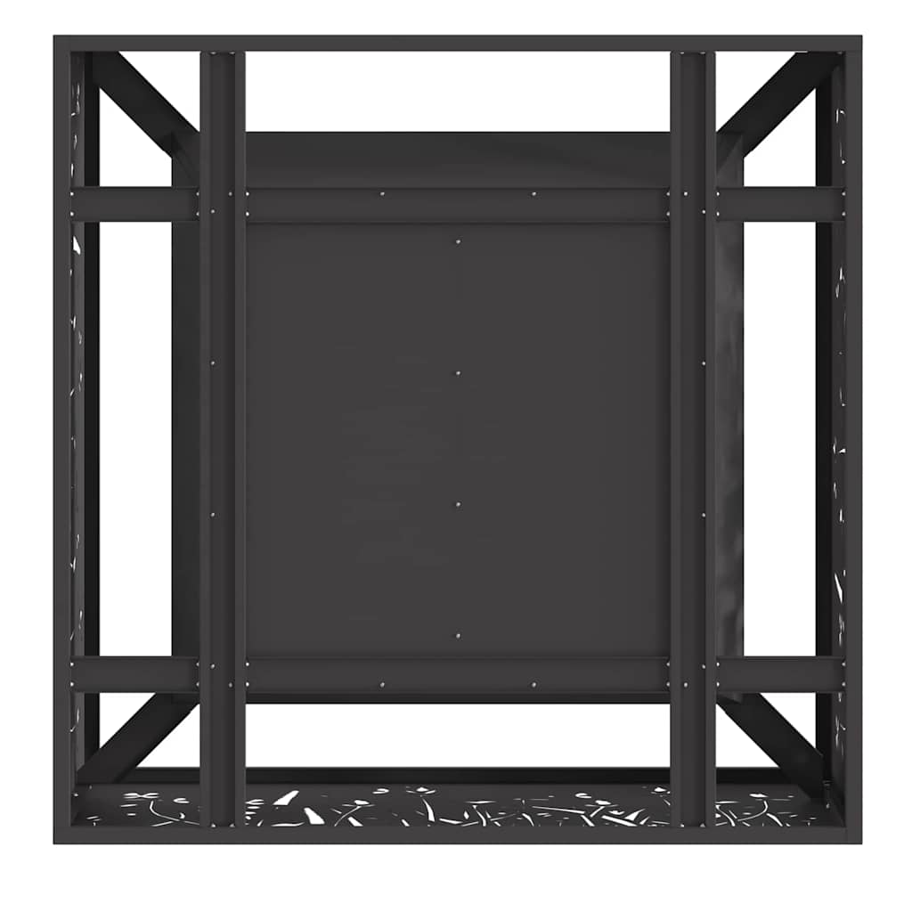 Bålplass Svart 80 x 80 x 30 cm Stål