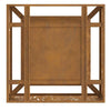 Bålplass Brun 80 x 80 x 30 cm Cortenstål