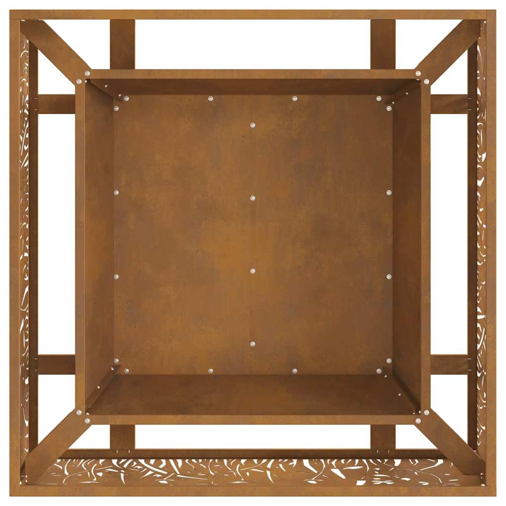 Bålplass Brun 80 x 80 x 30 cm Cortenstål