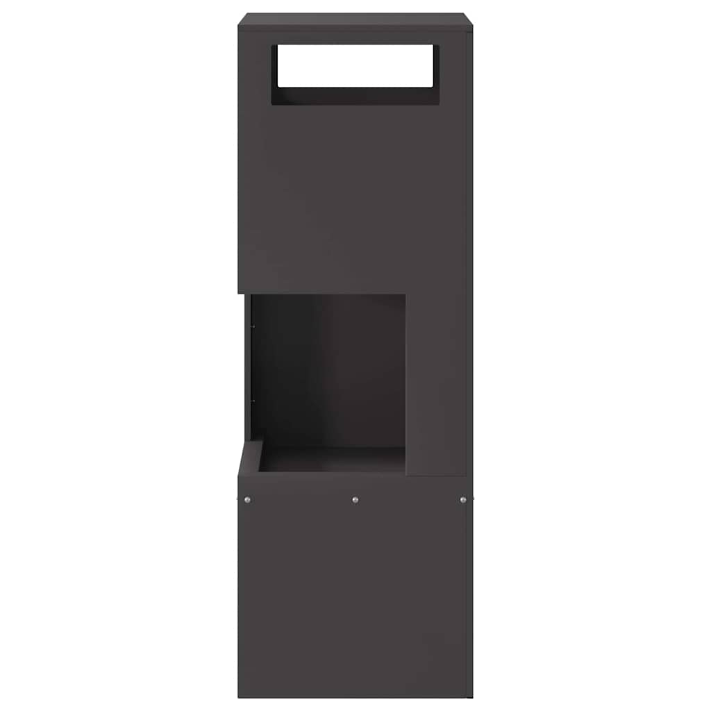 Bålplass Svart 35 x 35 x 100 cm Stål