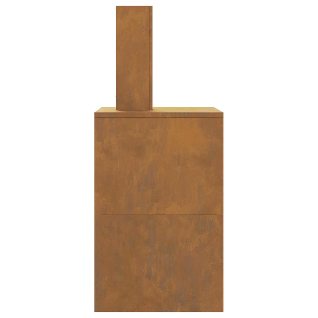 Bålplass Brun 60 x 40 x 96 cm Cortenstål