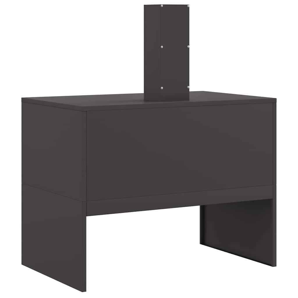 Bålplass Svart 80 x 50 x 96 cm Kaldvalsestål vidaXL