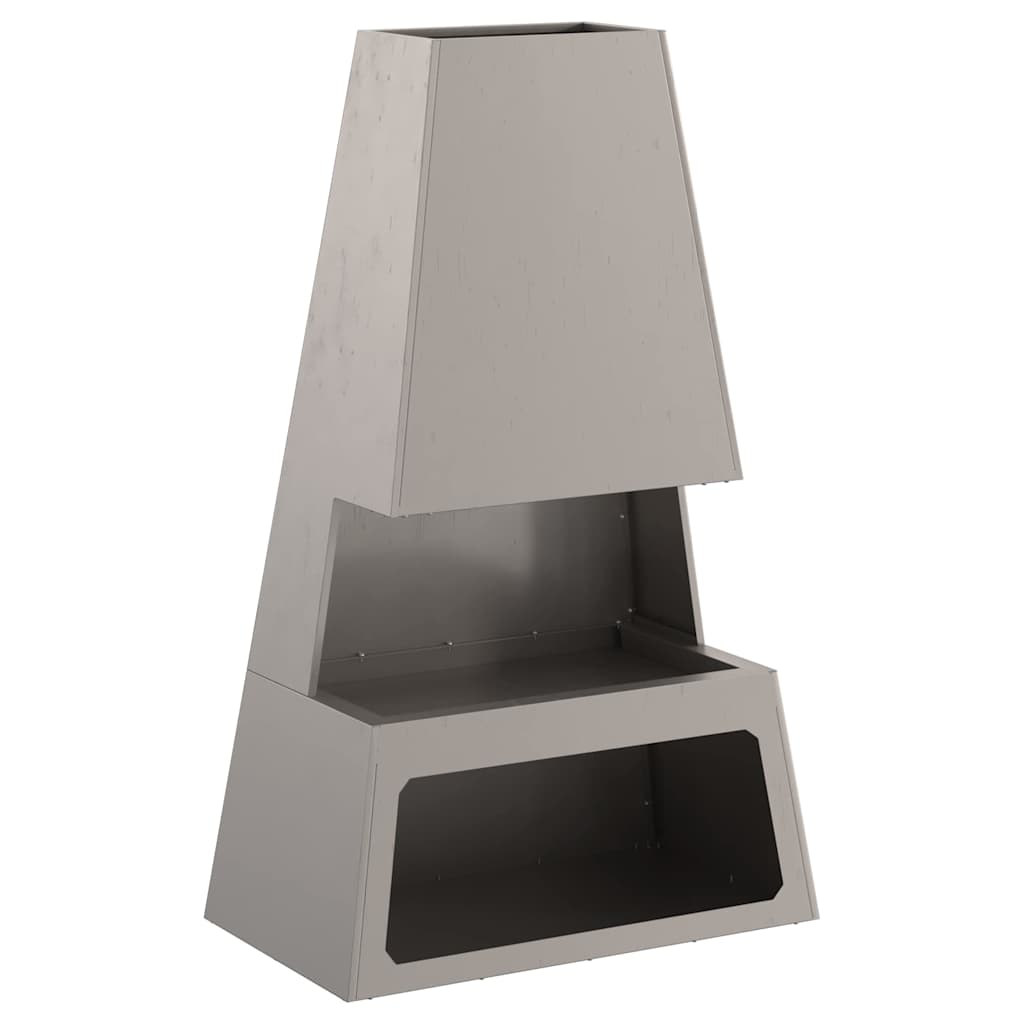 Bålplass Brun 60 x 35 x 100 cm Stål