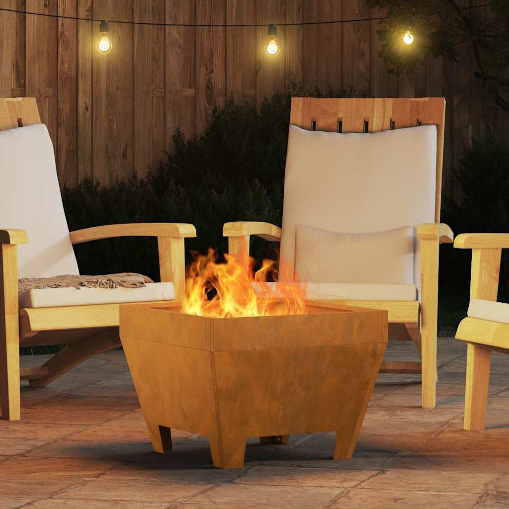 Bålplass Brun 50 x 50 x 38 cm Stål