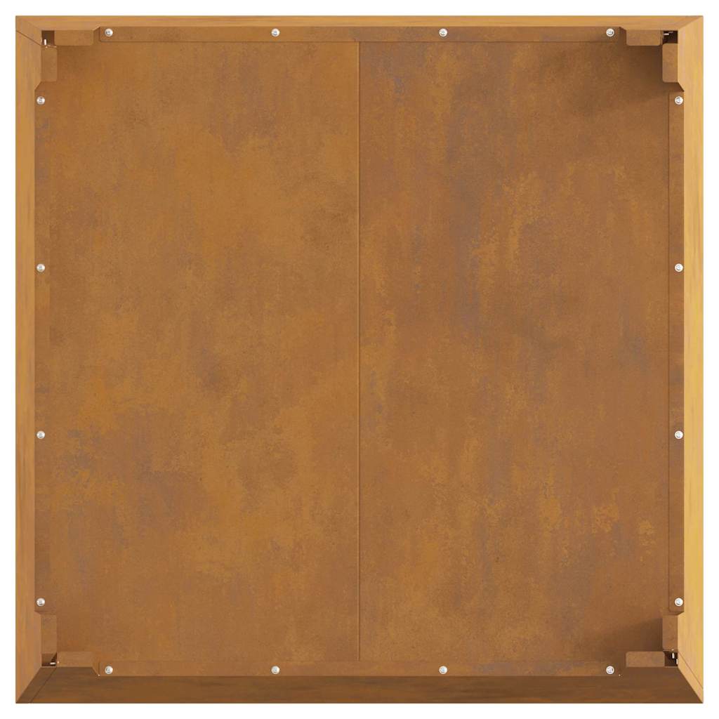 Bålplass Brun 80 x 80 x 43 cm Stål
