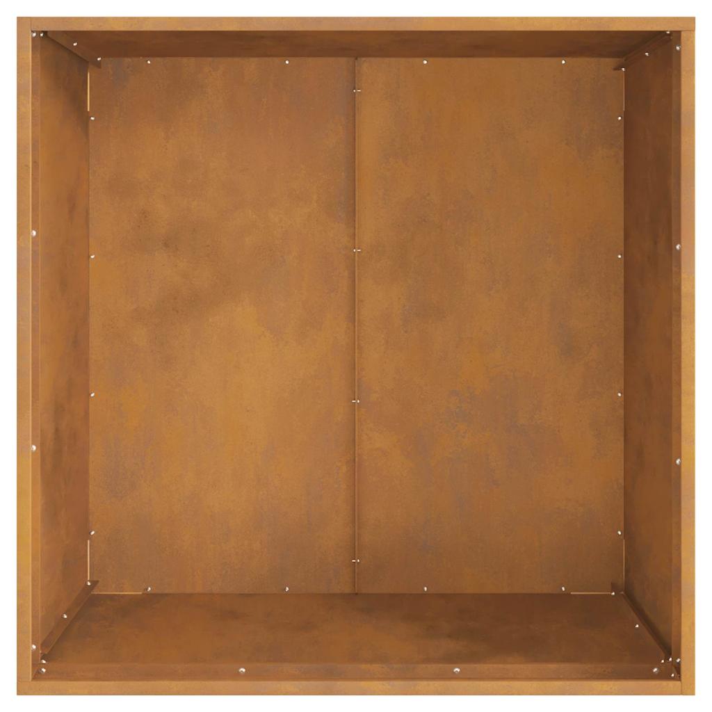 Bålplass Brun 80 x 80 x 43 cm Cortenstål