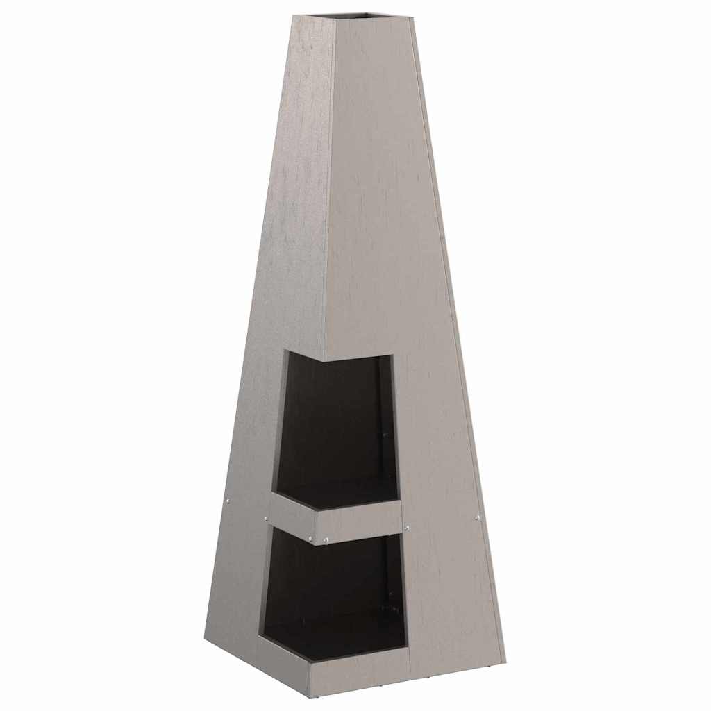 Bålplass Brun 35 x 35 x 100 cm Stål