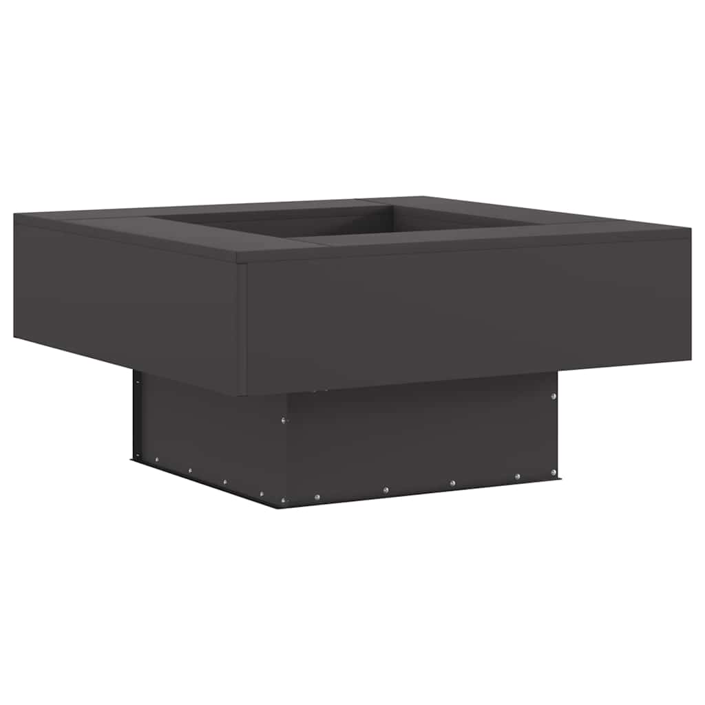 Bålplass Svart 80 x 80 x 40 cm Stål vidaXL