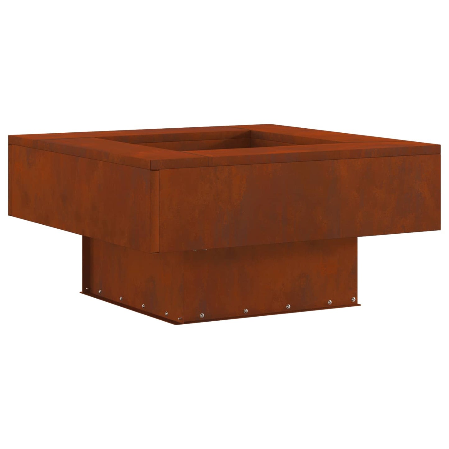 Bålplass Brun 80 x 80 x 40 cm Cortenstål vidaXL