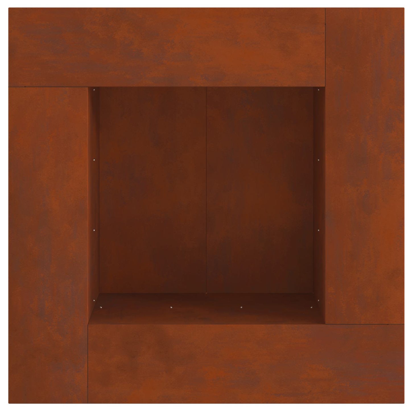 Bålplass Brun 80 x 80 x 40 cm Cortenstål vidaXL