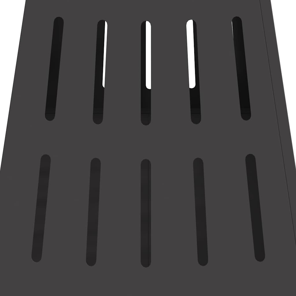 Bålplass Svart 50 x 50 x 70 cm Kaldvalsestål