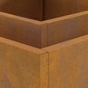 Bålplass Brun 60 x 60 x 30 cm Cortenstål