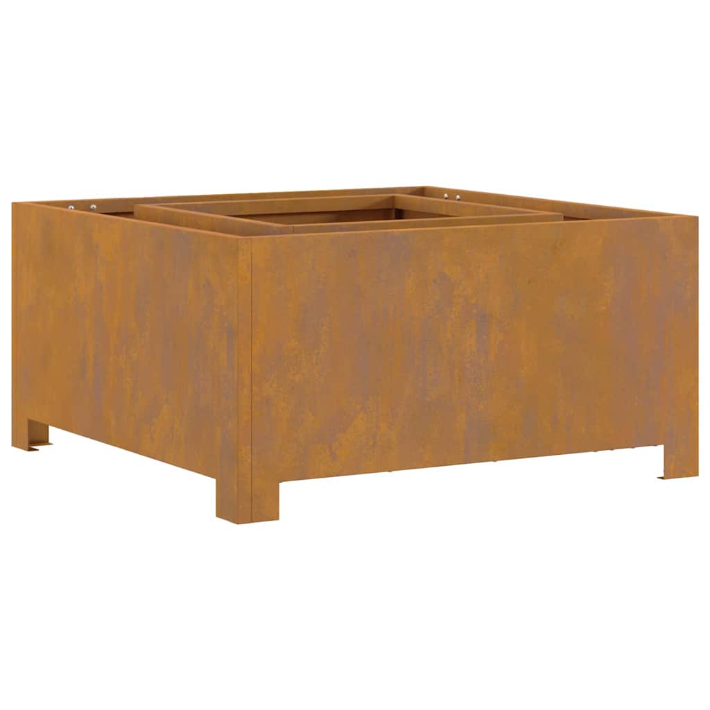 Bålplass Brun 60 x 60 x 30 cm Cortenstål