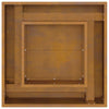 Bålplass Brun 60 x 60 x 30 cm Cortenstål