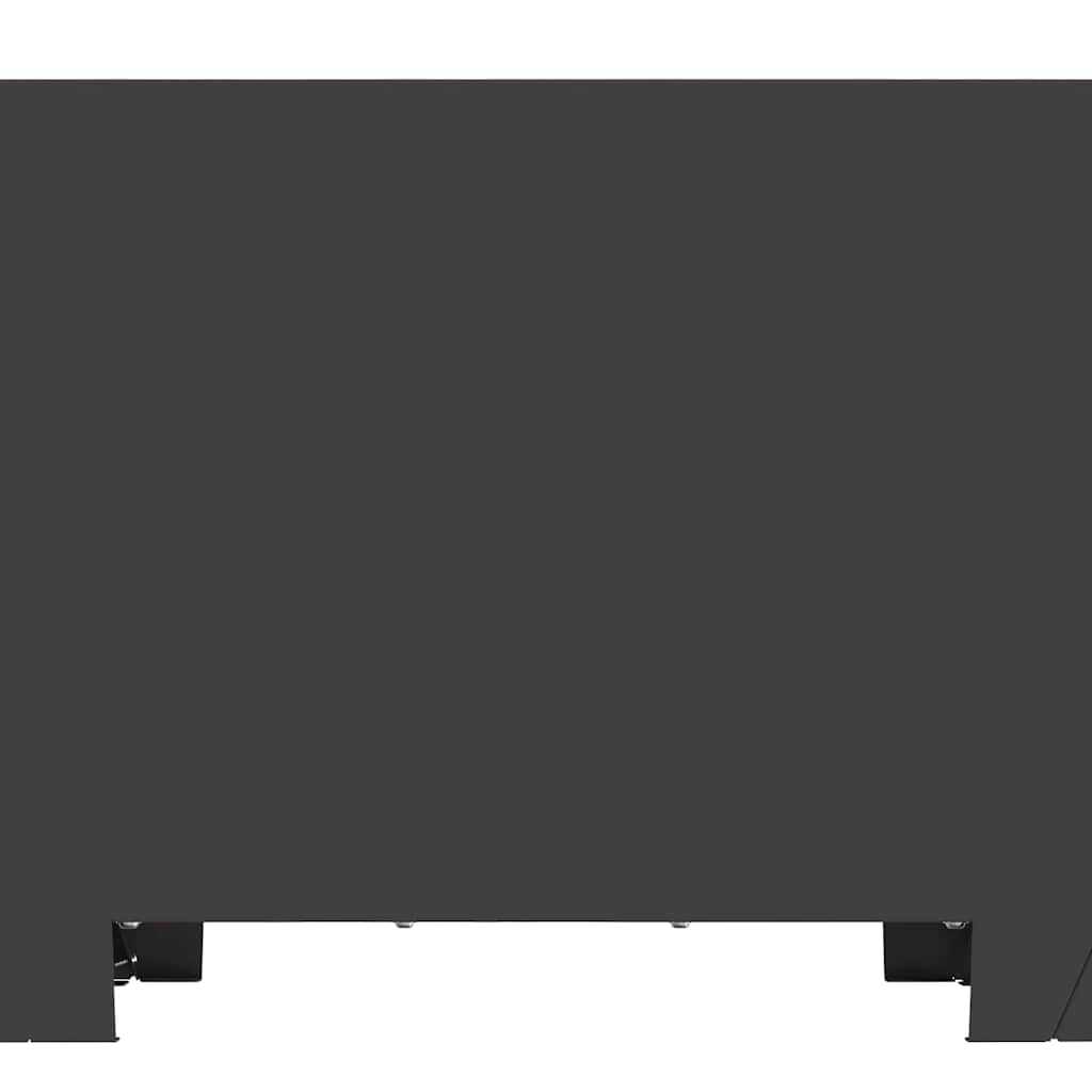 Bålplass Svart 60 x 60 x 30 cm Stål