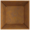 Bålplass Brun 60 x 60 x 30 cm Cortenstål