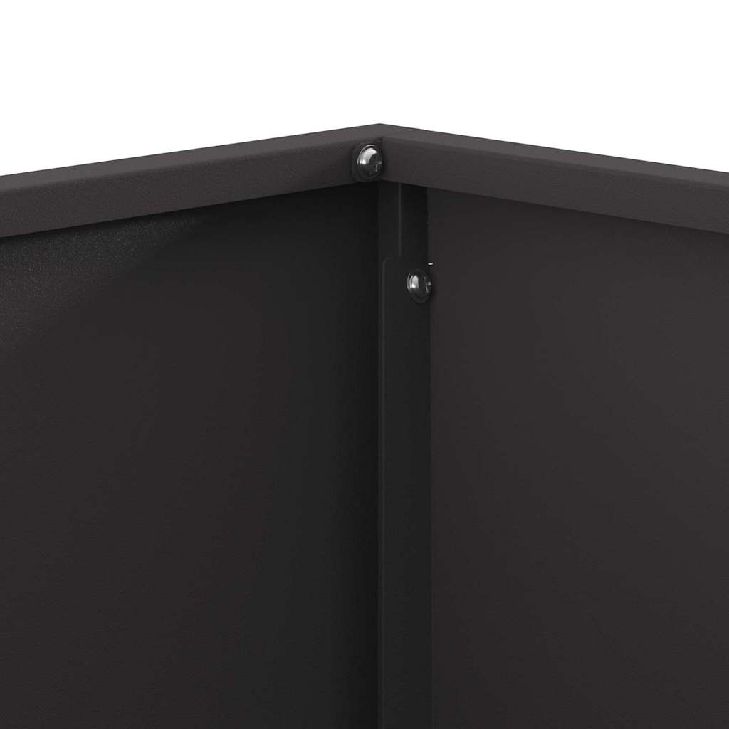 Bålplass Svart 80 x 80 x 40 cm Stål