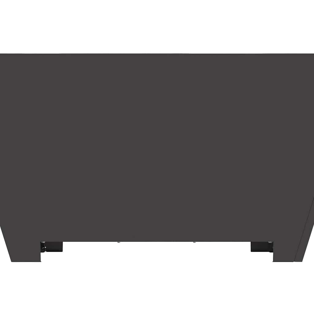 Bålplass Svart 80 x 80 x 40 cm Stål