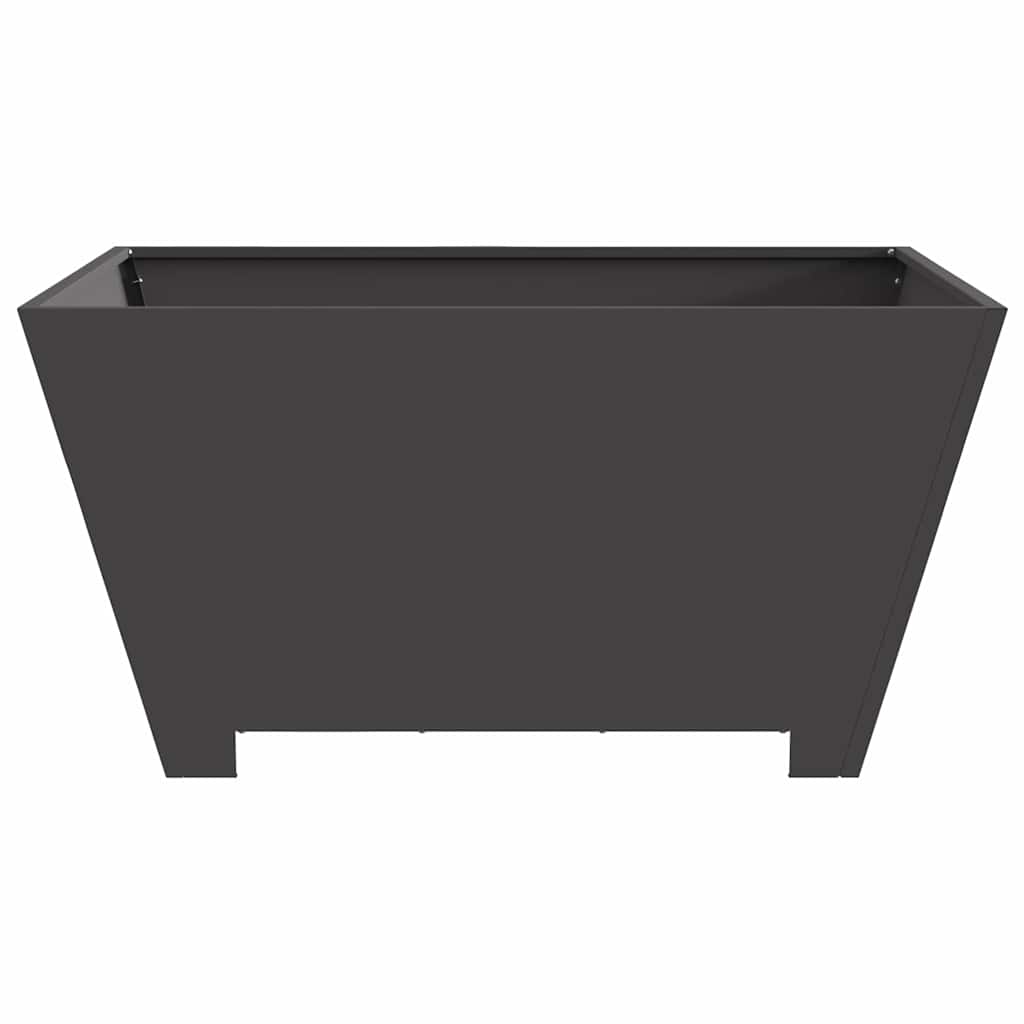Bål Svart 80 x 80 x 40 cm Cortenstål