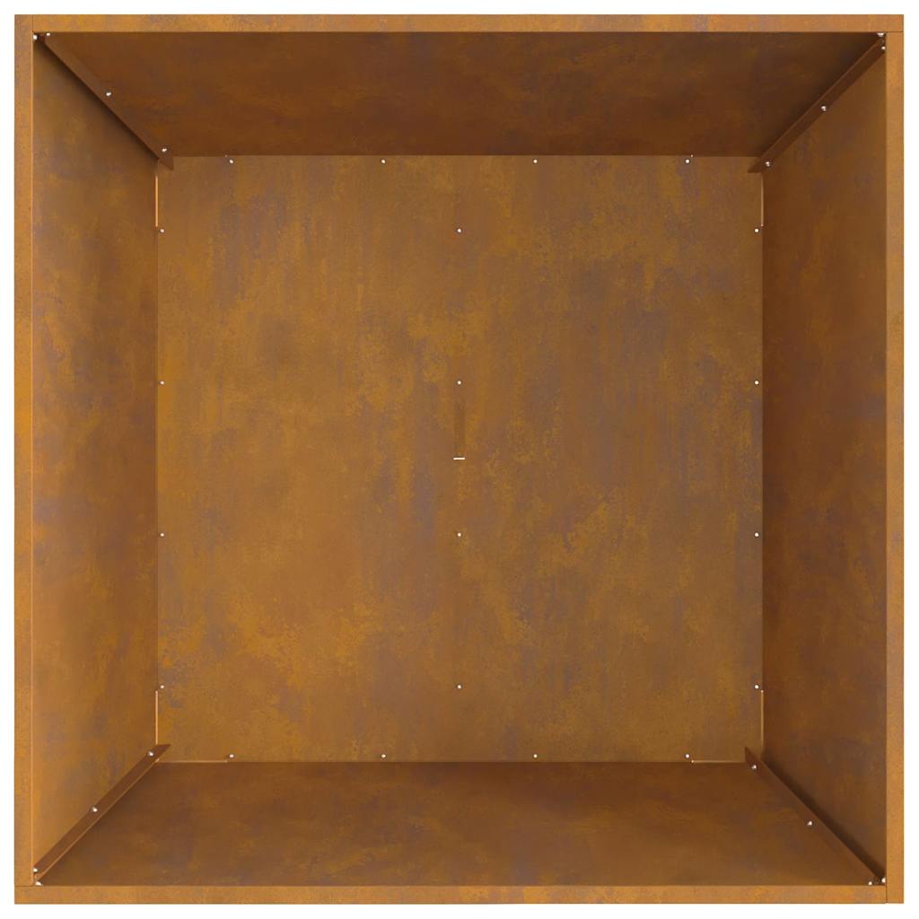 Bålplass Brun 80 x 80 x 40 cm Stål