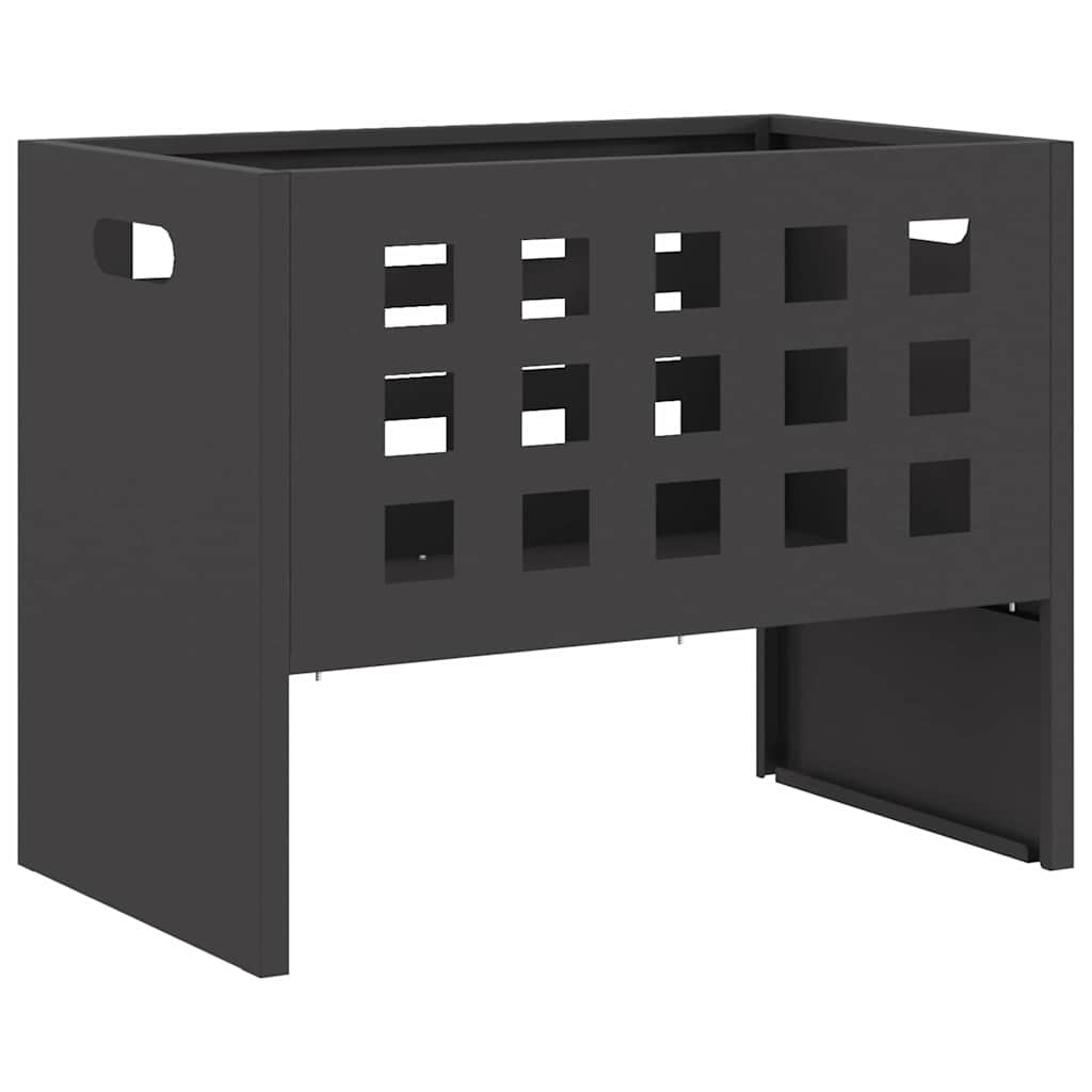 Bålplass Svart 50 x 30 x 40 cm Kaldvalsestål