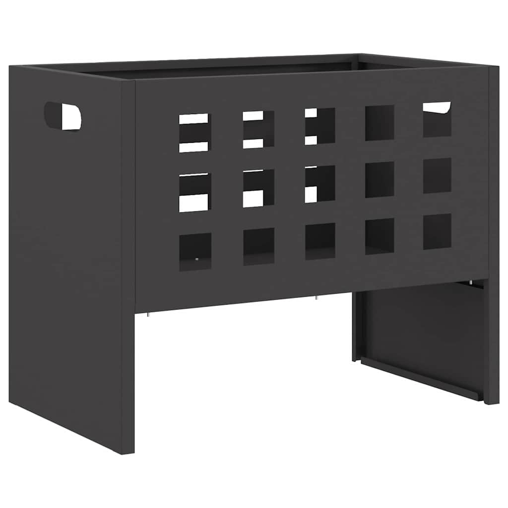 Bålplass Svart 50 x 30 x 40 cm Kaldvalsestål