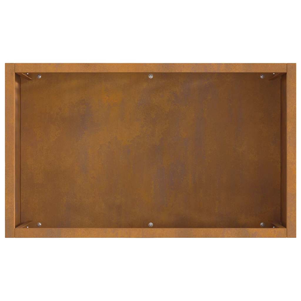 Bålplass Brun 50 x 30 x 40 cm Cortenstål