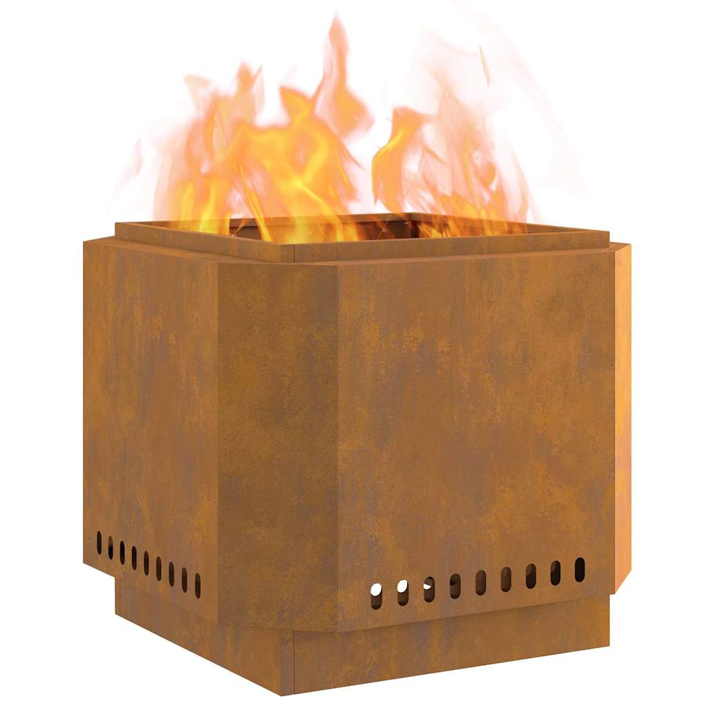 Røykfri ildsted Brun 58 x 58 x 51 cm Stål
