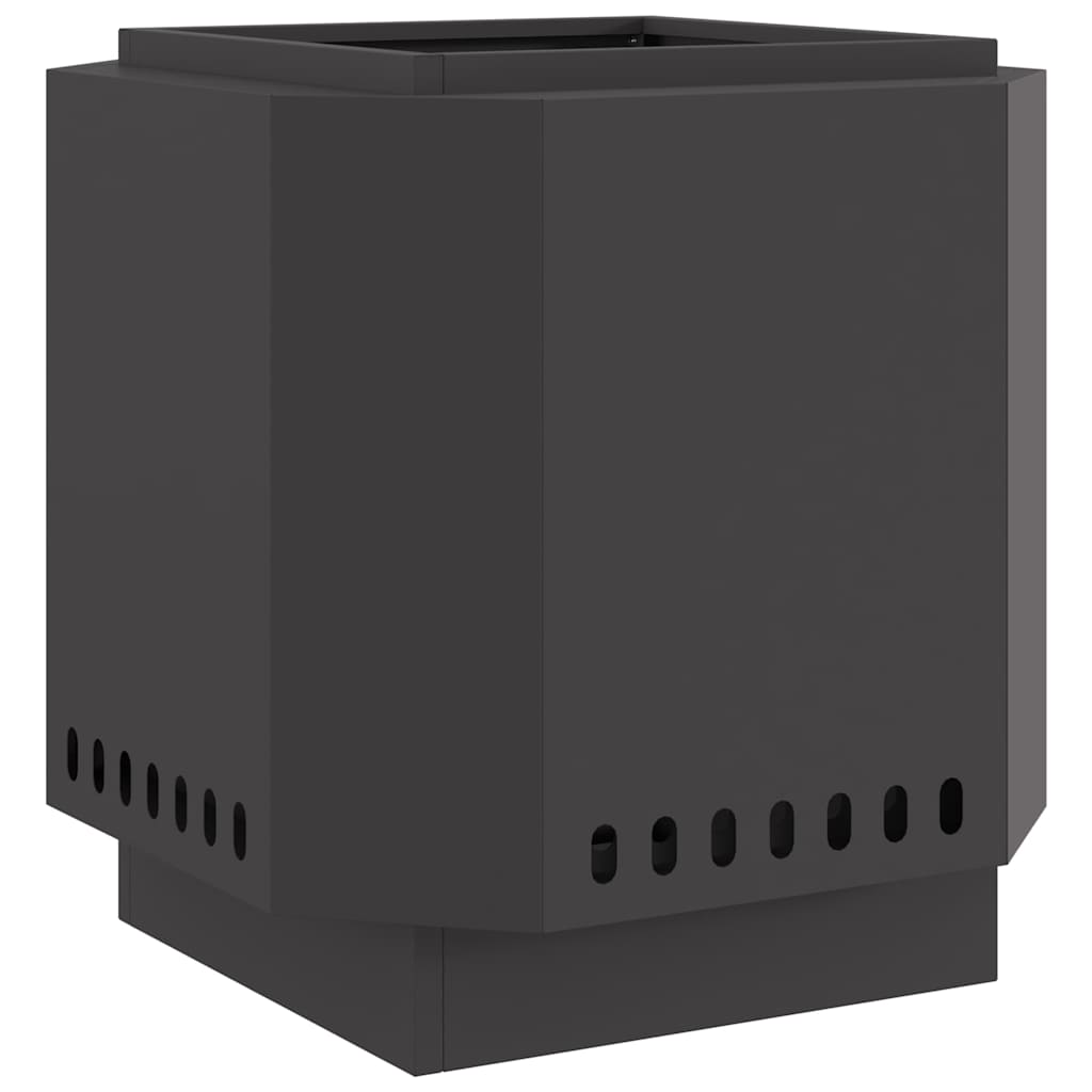 Røykfri ildsted Svart 48 x 48 x 51 cm Stål