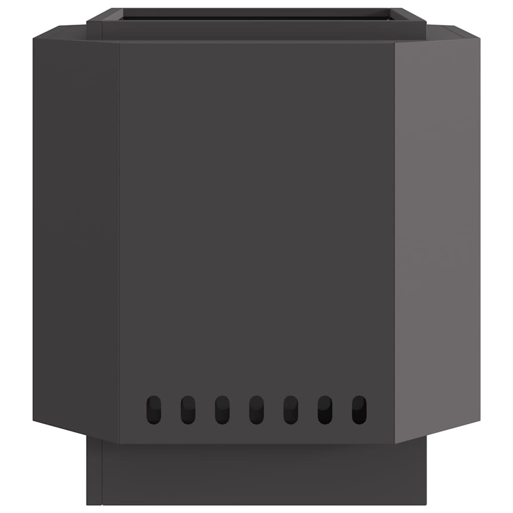 Røykfri ildsted Svart 48 x 48 x 51 cm Stål